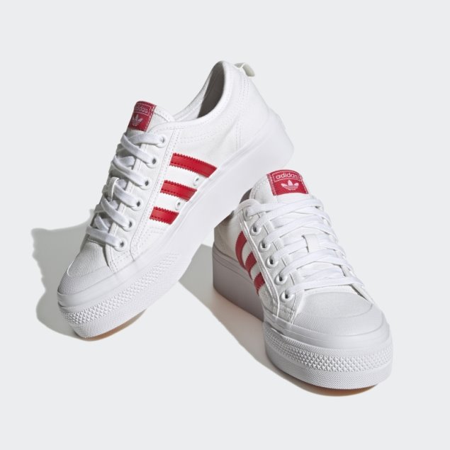 Adidas Nizza Plataforma Zapatos Escarlata