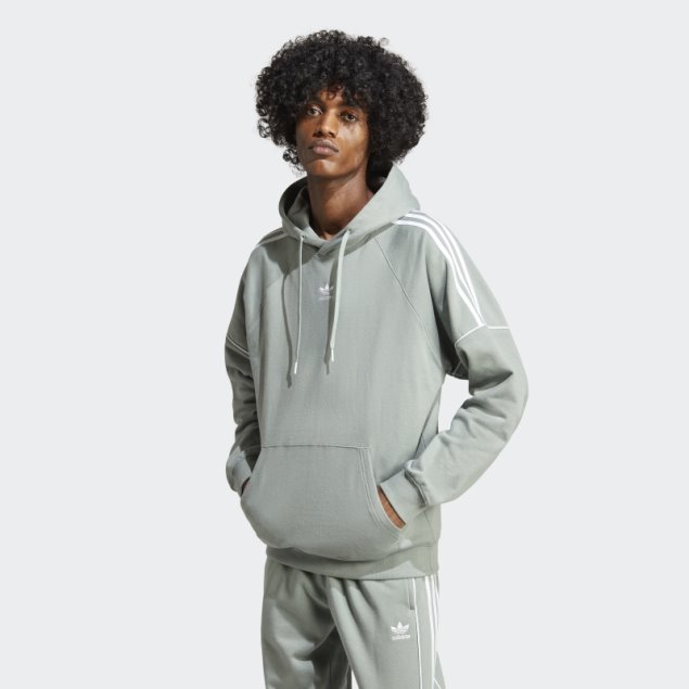 Adidas Rekive Sudadera Con Capucha Verde Plata Caliente