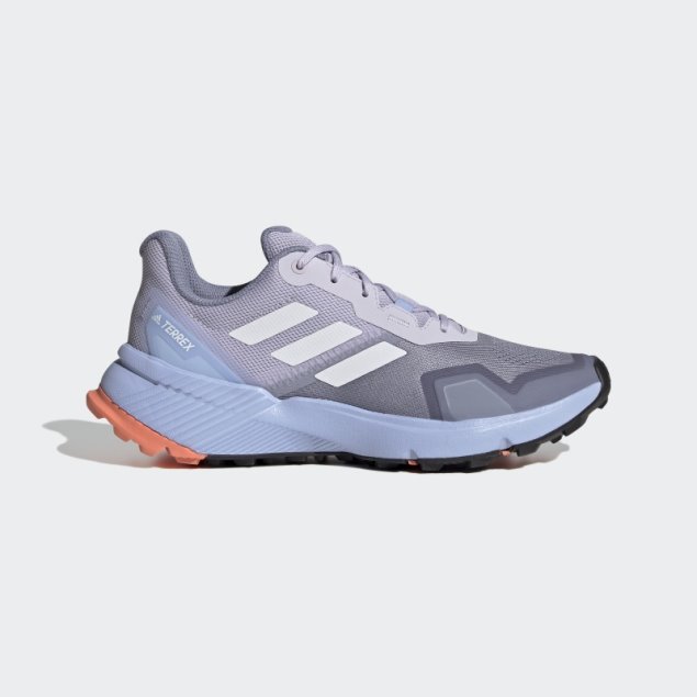 Zapatillas Terrex Soulstride Trail Running Adidas Plata Violeta