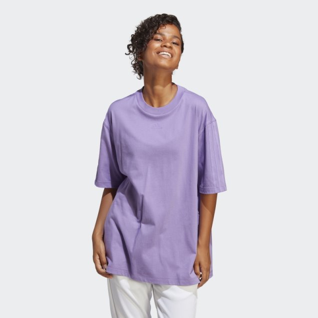 Camiseta Oversize Dance Violeta Adidas