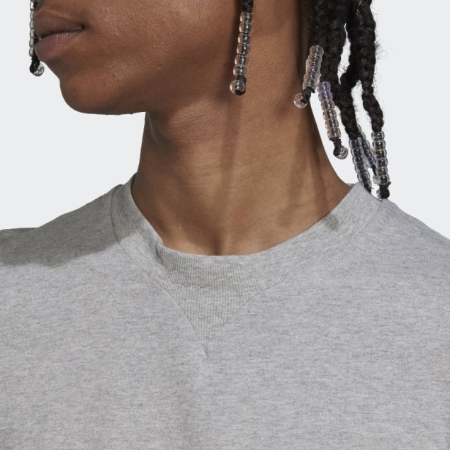 Camiseta Clásica Gris Medio Adidas