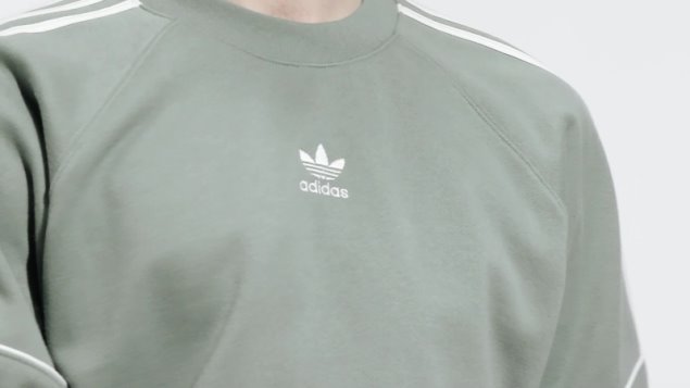 Sudadera Adidas Rekive Crew Verde Plata Moda