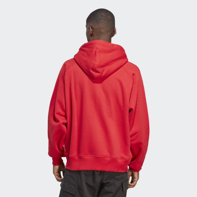 Adidas Sudadera Con Capucha Escarlata