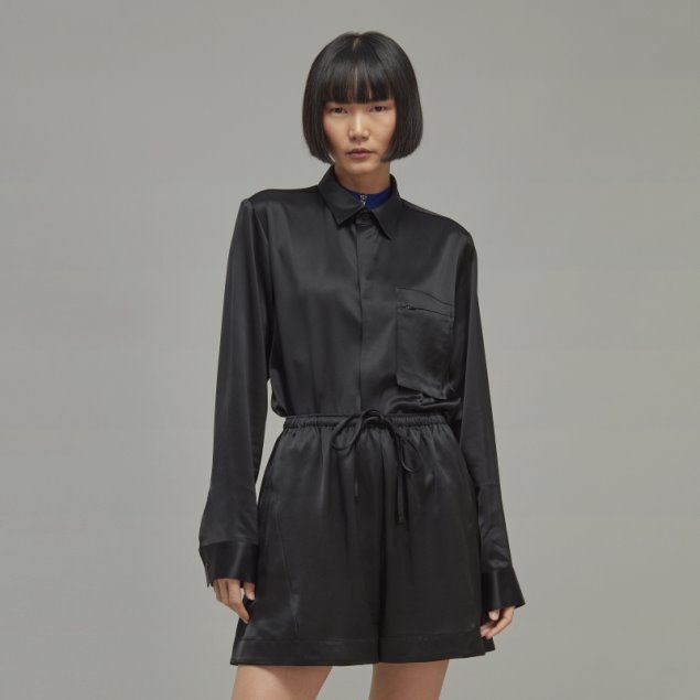 Adidas Y-3 Tech Seda Camiseta De Manga Larga Caliente