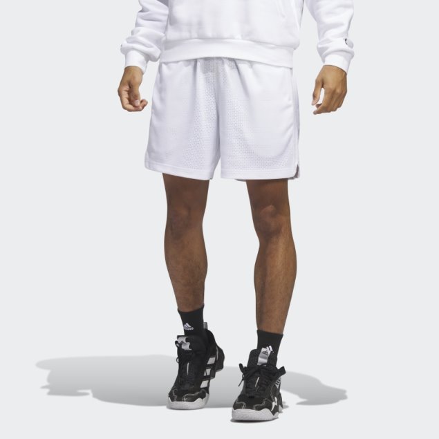 Pantalón Corto Adidas Dame 9 Blanco