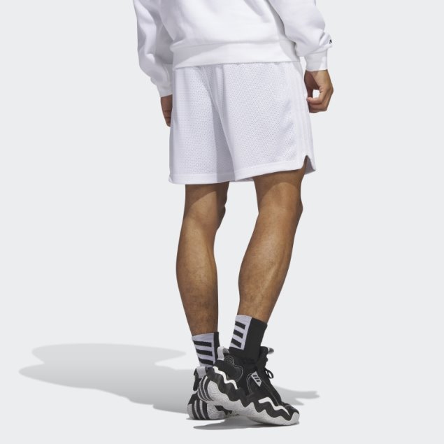 Pantalón Corto Adidas Dame 9 Blanco