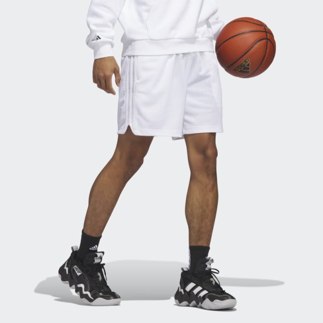 Pantalón Corto Adidas Dame 9 Blanco