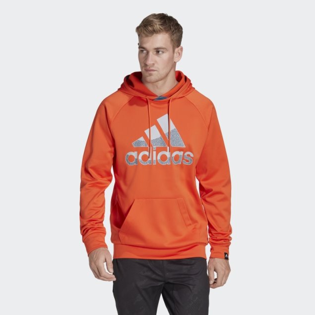 Aeroready Game And Go Big Logo Sudadera Con Capucha Adidas Naranja