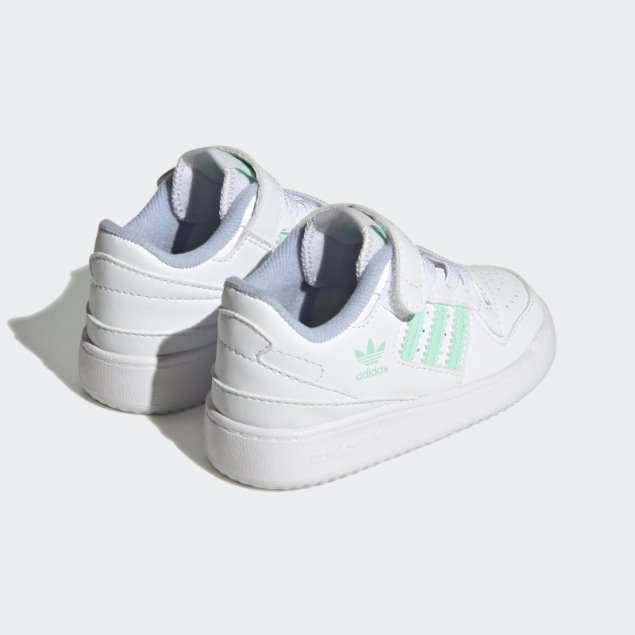 Zapatillas Adidas Forum Bajas Blancas/verdes/azules