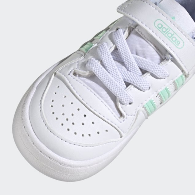 Zapatillas Adidas Forum Bajas Blancas/verdes/azules