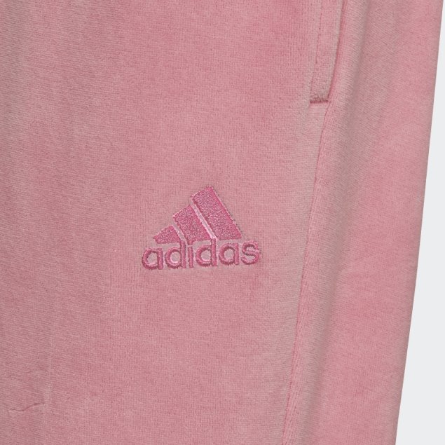 Pantalones Adidas Rosa Lounge Terciopelo Regular