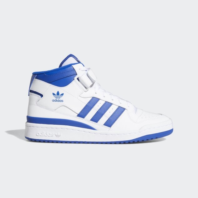 Moda Adidas Forum Mid Zapatos Azul Real