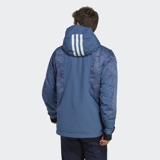 Adidas Steel Terrex Chaqueta Gráfica De Nieve Con Aislamiento De 2 Capas