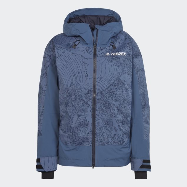 Adidas Steel Terrex Chaqueta Gráfica De Nieve Con Aislamiento De 2 Capas
