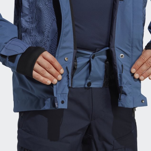 Adidas Steel Terrex Chaqueta Gráfica De Nieve Con Aislamiento De 2 Capas