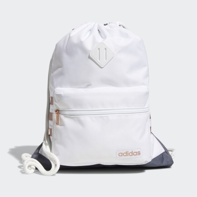 Mochila Clasica 3 Bandas Blanco Adidas