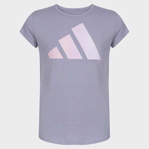 Camiseta Ss Essential Adidas Plata Violeta