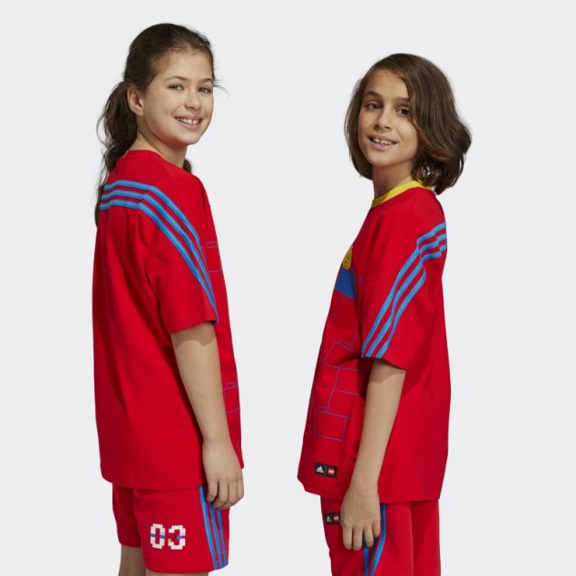 Camiseta Adidas X Classic Lego Roja Caliente