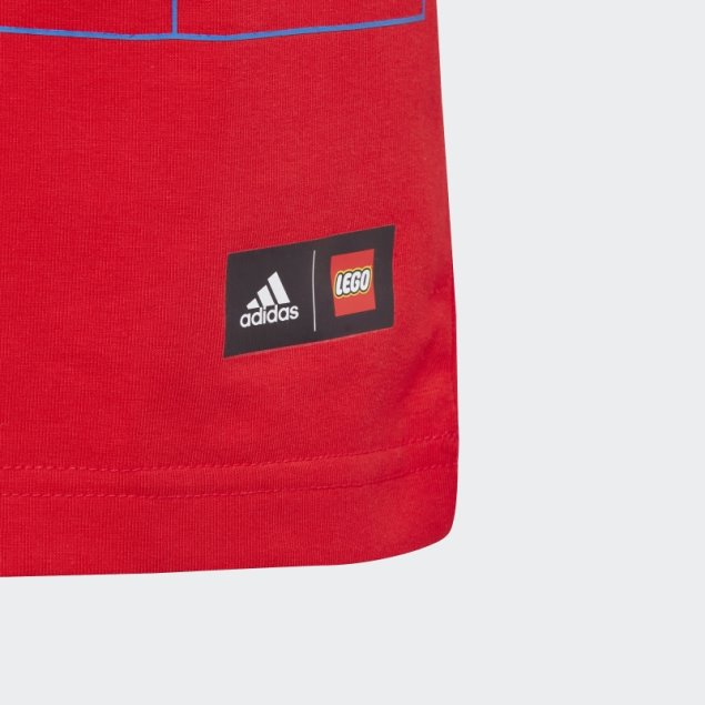 Camiseta Adidas X Classic Lego Roja Caliente