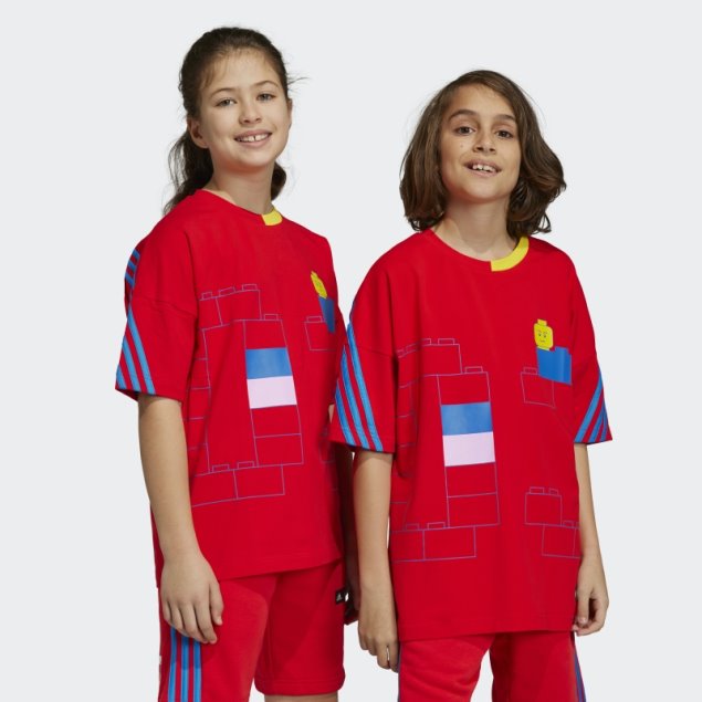 Camiseta Adidas X Classic Lego Roja Moda