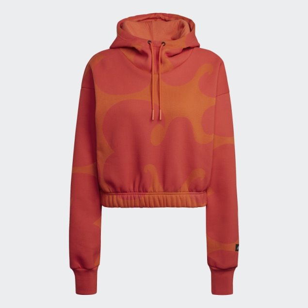 Sudadera Corta Marimekko Naranja Adidas