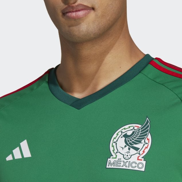 Camiseta Mexico Local Aficionado Verde Adidas