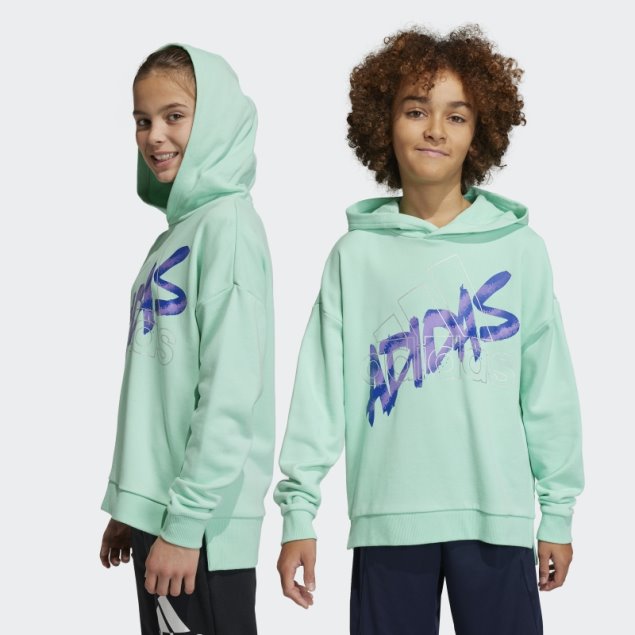 Sudadera Verde Con Gráfico De Baile Adidas