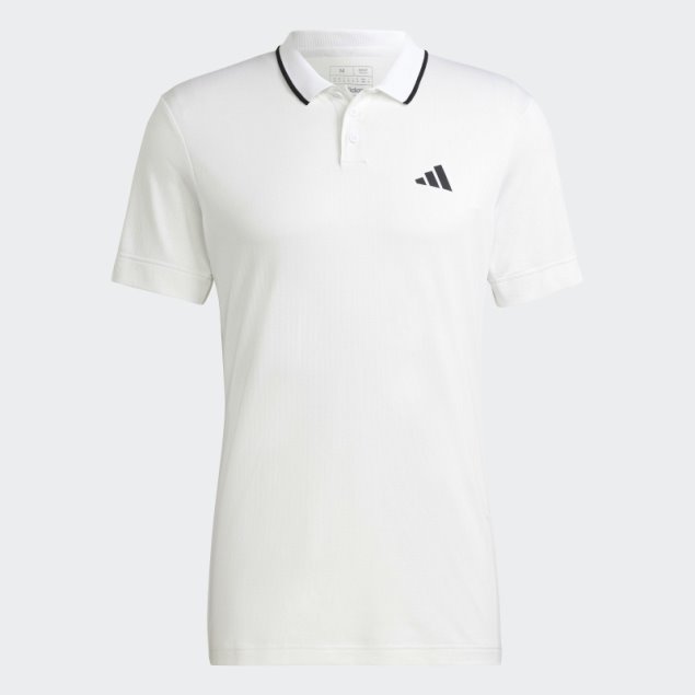 Polo Adidas Tenis Freelift Blanco