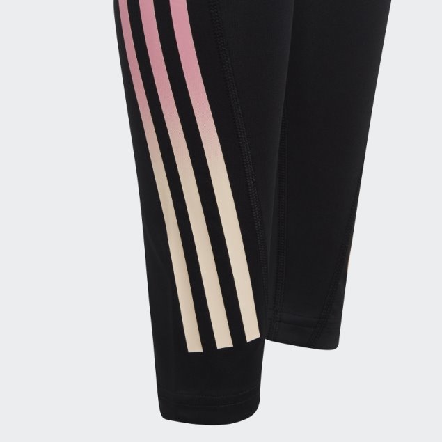 Adidas Aeroready 3-stripes High-rise 7/8 Leggings Con Bolsillo Optime Negro