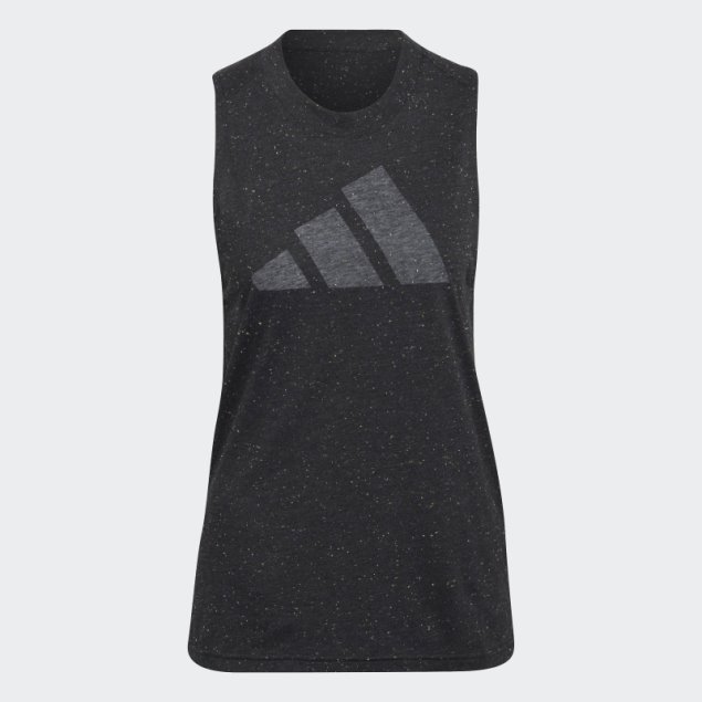 Camiseta Sin Mangas Future Icons Winners 3.0 Black Melange Adidas