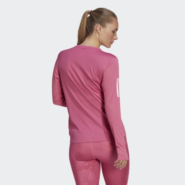 Camiseta De Manga Larga Fucsia Own The Run Adidas