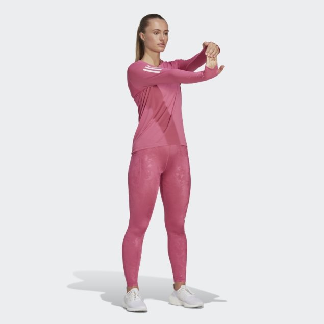 Camiseta De Manga Larga Fucsia Own The Run Adidas