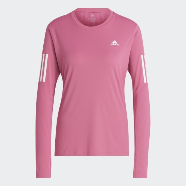 Camiseta De Manga Larga Fucsia Own The Run Adidas