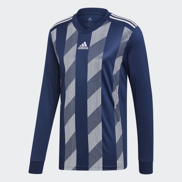Camiseta 19 Rayas Adidas Azul Oscuro
