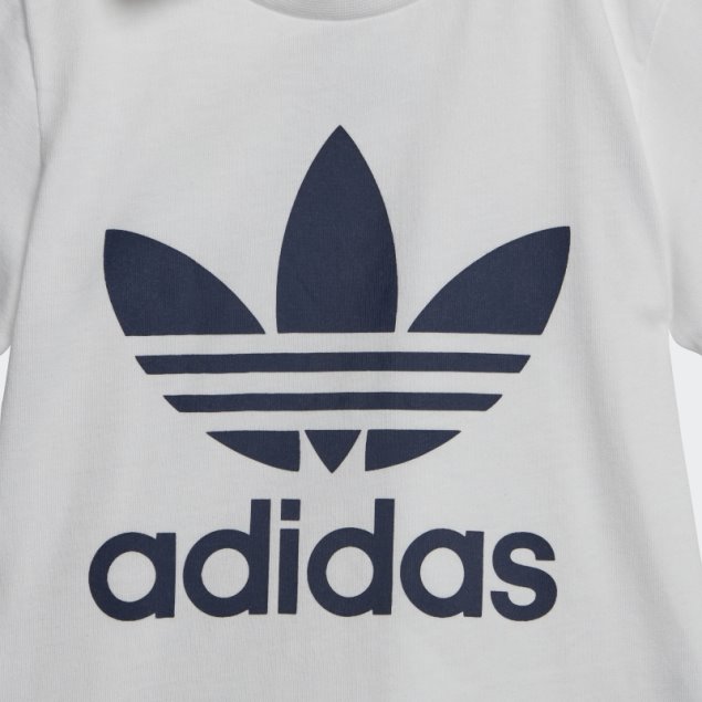 Adidas Night Indigo Trefoil Shorts Camiseta Set
