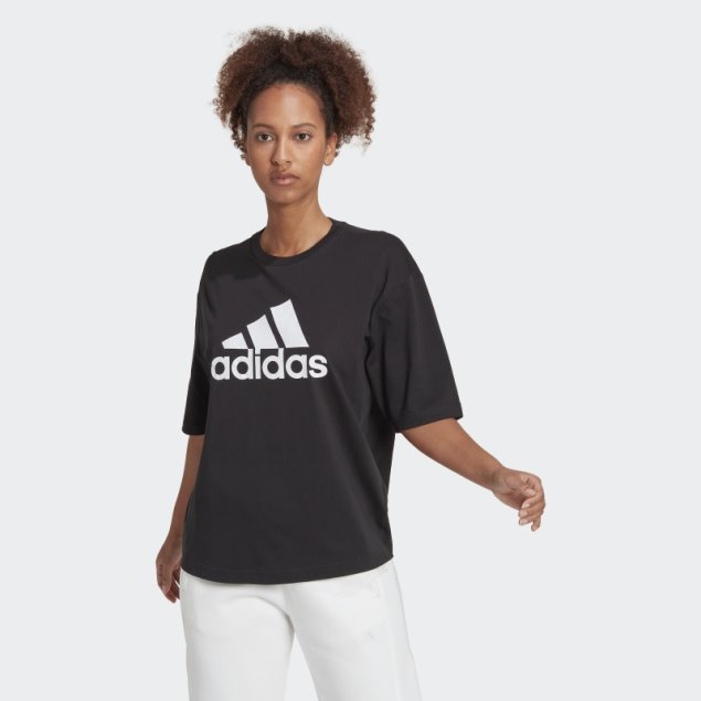 Iconos Del Futuro De La Moda Insignia De La Camiseta Deportiva Adidas Negra