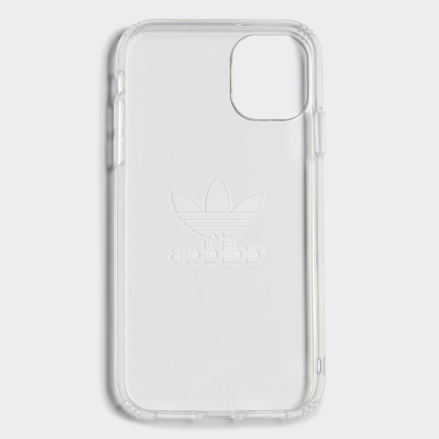 Adidas Plateada O Funda Protectora Transparente Con Logo Grande Para Iphone 11
