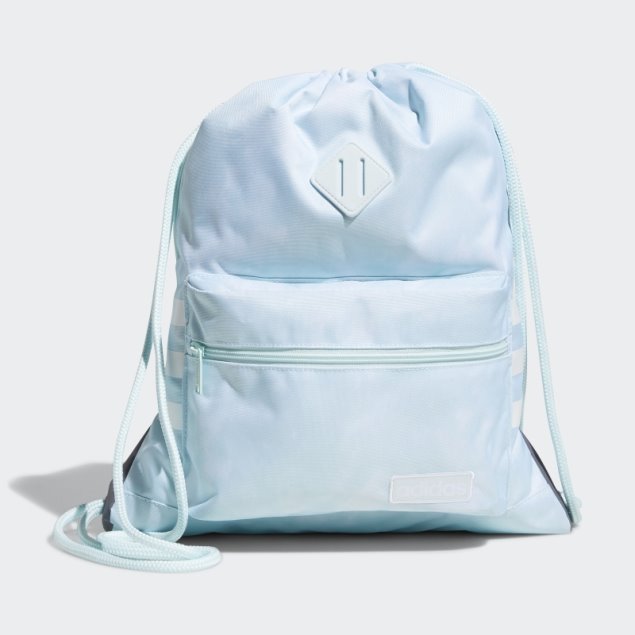Mochila Clásica 3 Bandas Azul Claro Adidas