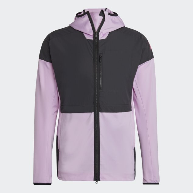 Chaqueta Cortavientos Lila Cinco Diez Flooce Adidas