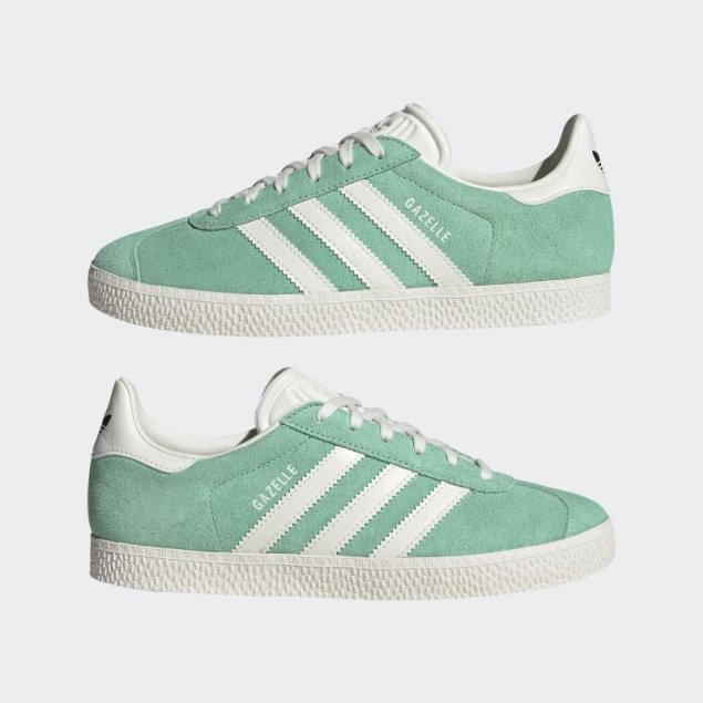Zapatillas Adidas Gazelle Verde Plata