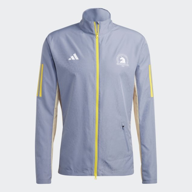 Adidas Boston Maratón 2023 Celebración Chaqueta Plata Violeta