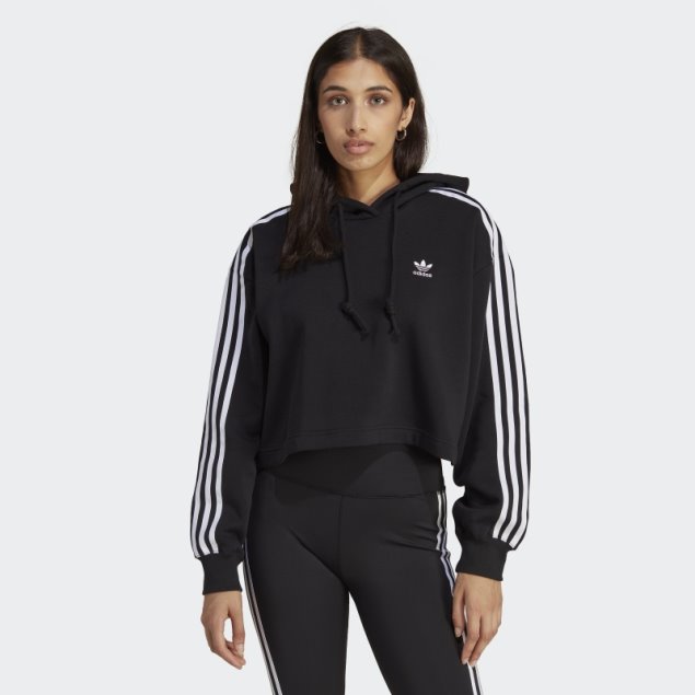 Adidas Sudadera Con Capucha Negra Adicolor Classics