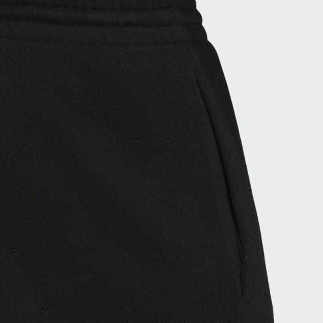 Pantalones De Chándal De Pernera Recta De Felpa De Algodón Essentials FeelVivid De Adidas Negros