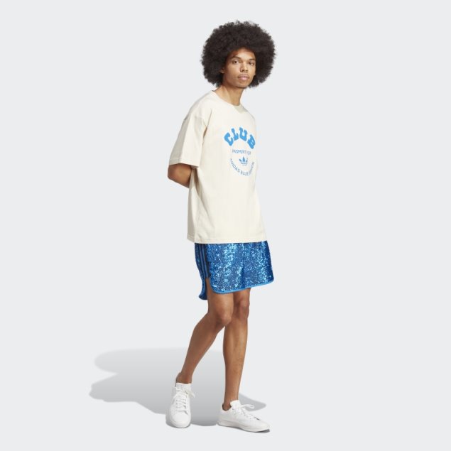 Camiseta Adidas Versión Azul Club Aluminio