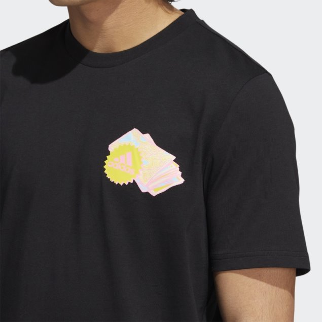 Pack The Essentials Camiseta Gráfica Negra Adidas