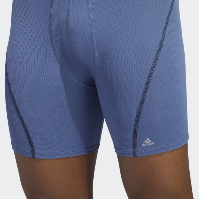 Calzoncillos Bóxer De Malla De Rendimiento Azul Marino 3 Pares Adidas