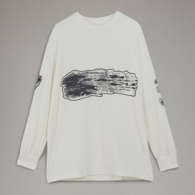 Playera De Manga Larga Con Logo Gráfico Adidas Y-3