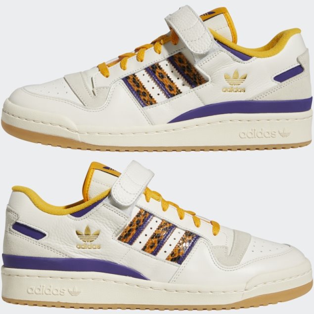 Blanco Adidas Forum 84 Bajo Zapatos De Moda