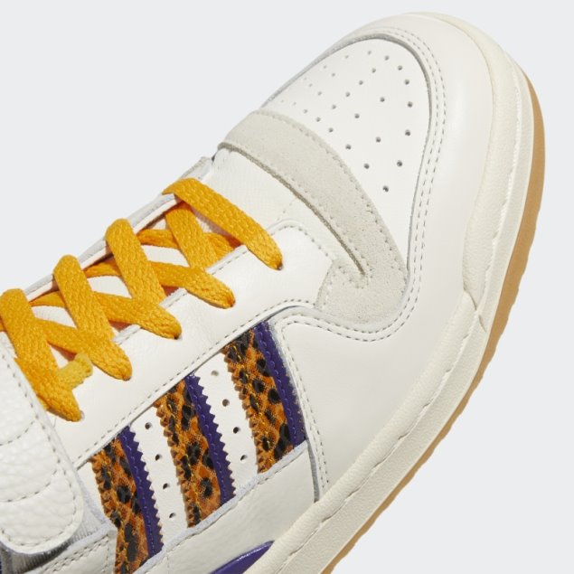 Blanco Adidas Forum 84 Bajo Zapatos De Moda