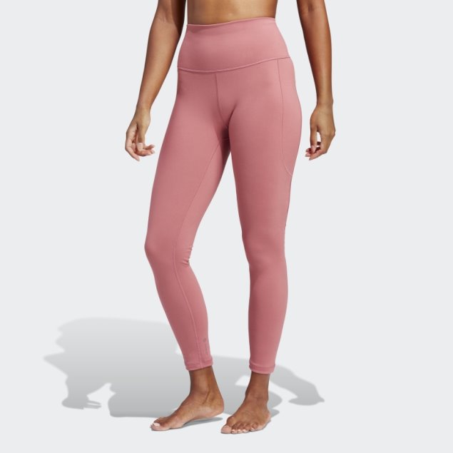 Rosa Adidas Yoga Studio 7/8 Leggings Moda